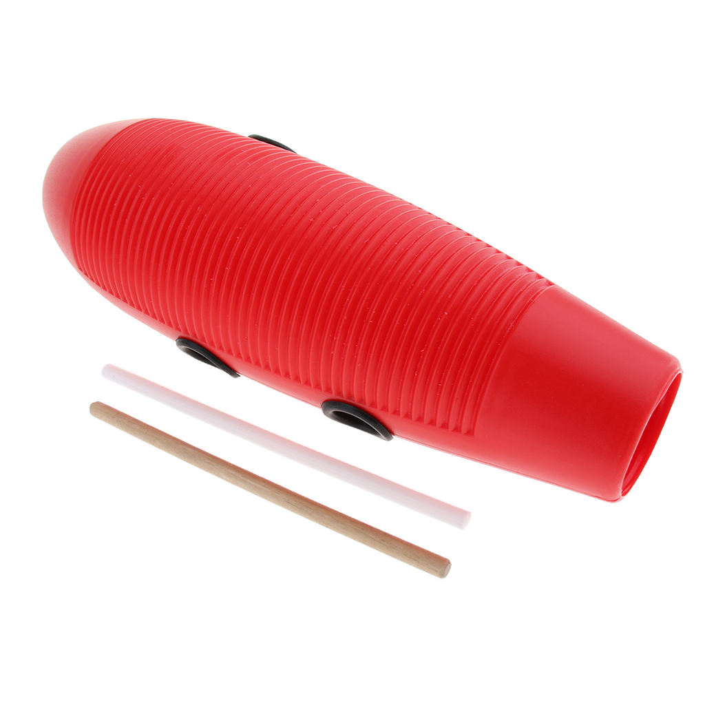 Guiro Scraper Instrument - Guiro With 2 Scrapers, Latin Percussion