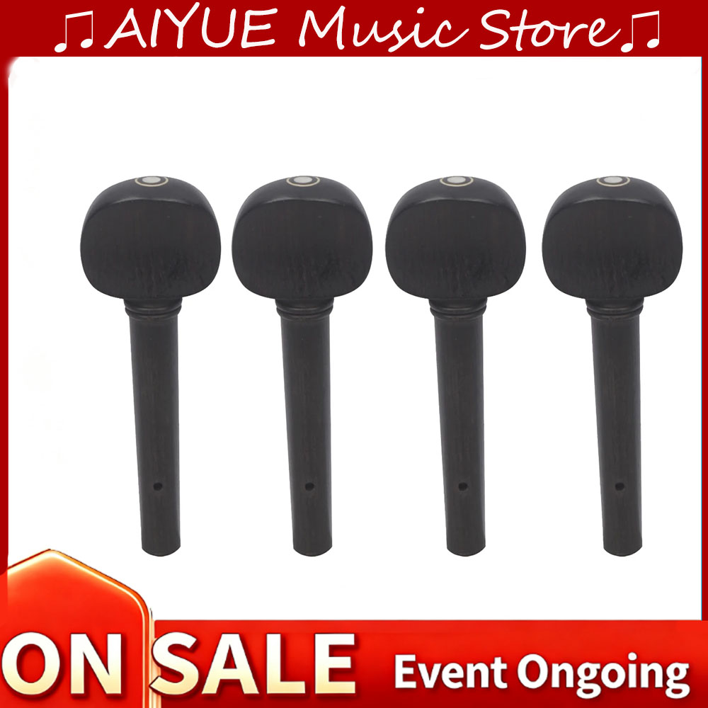 Musical Instrument Cello - 4 Pcs/Set Violin Tuning Pegs Tuners