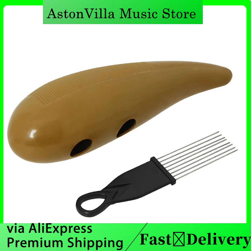 Guiro Scraper Instrument - Plastic Coffee Scraper Guiro Percussion Instrument