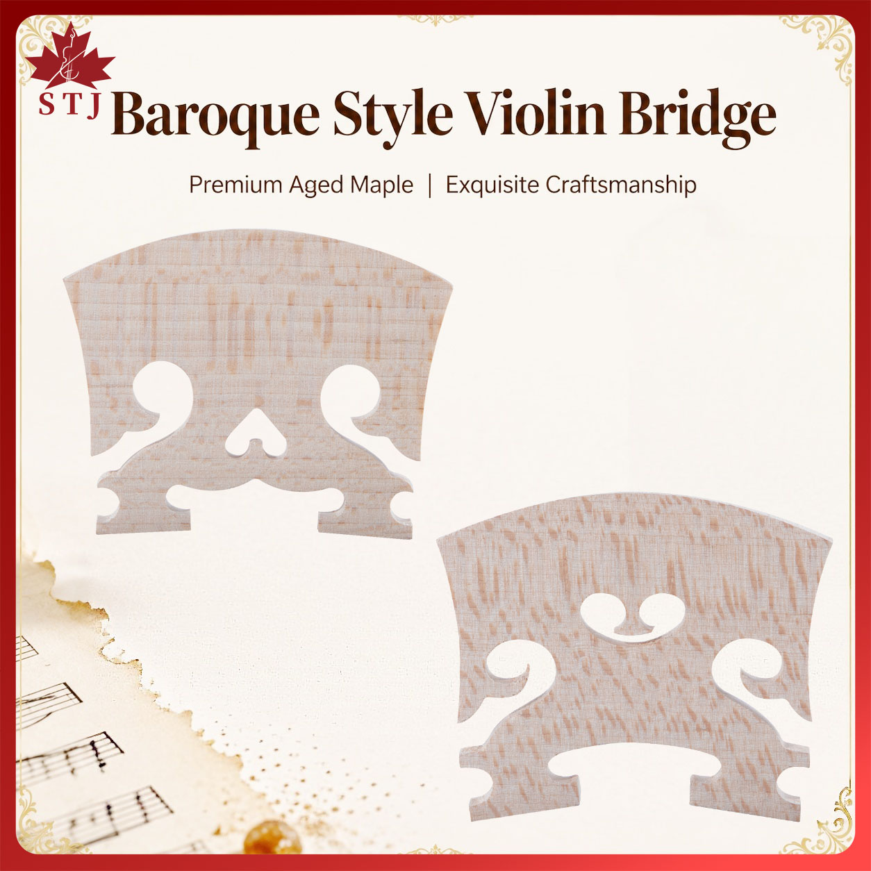 Musical Instrument Cello - 4pcs Violin Bridge 4/4 Violin Bridges