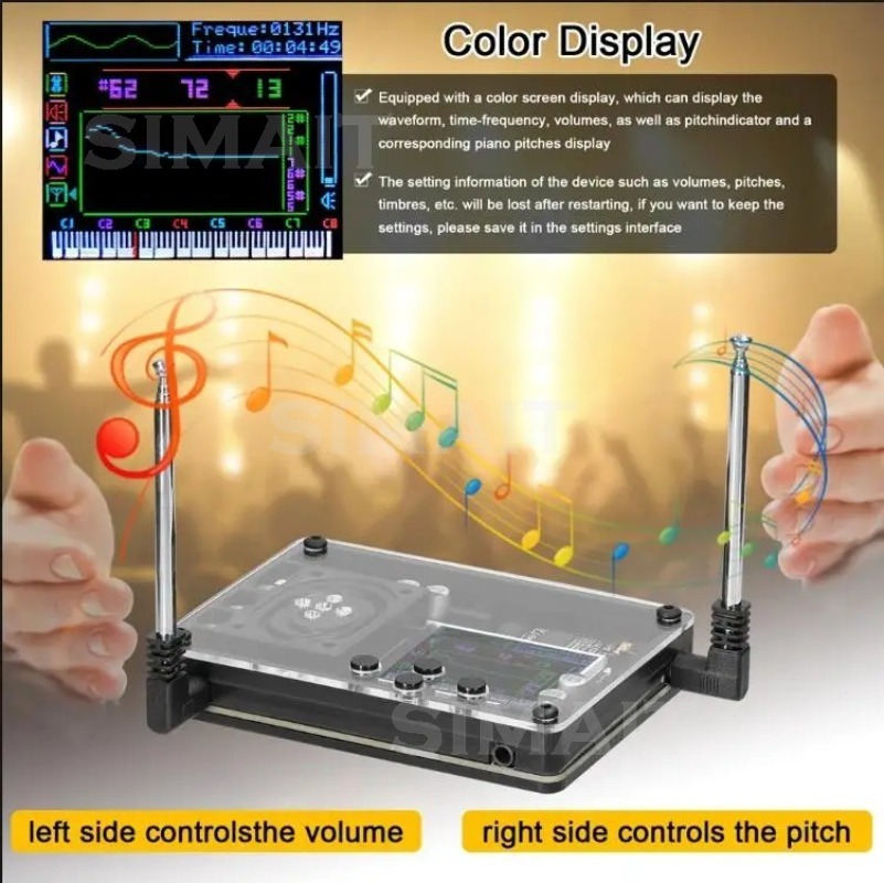 Mini Theremin OLED Screen 70 V - Musical Instrument Theremin review and price
