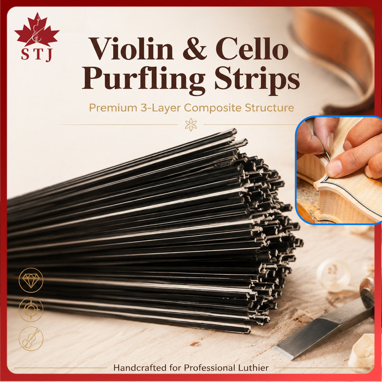 50/100pcs Maple Wood Violin Pu - Musical Instrument Cello review and price