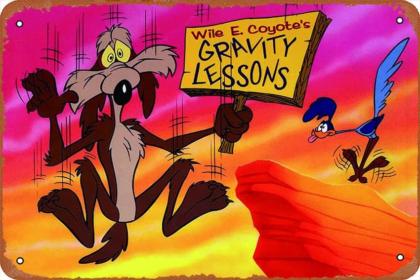 Ysirseu Wile E. Coyote and The - Musical Instrument Sign review and price