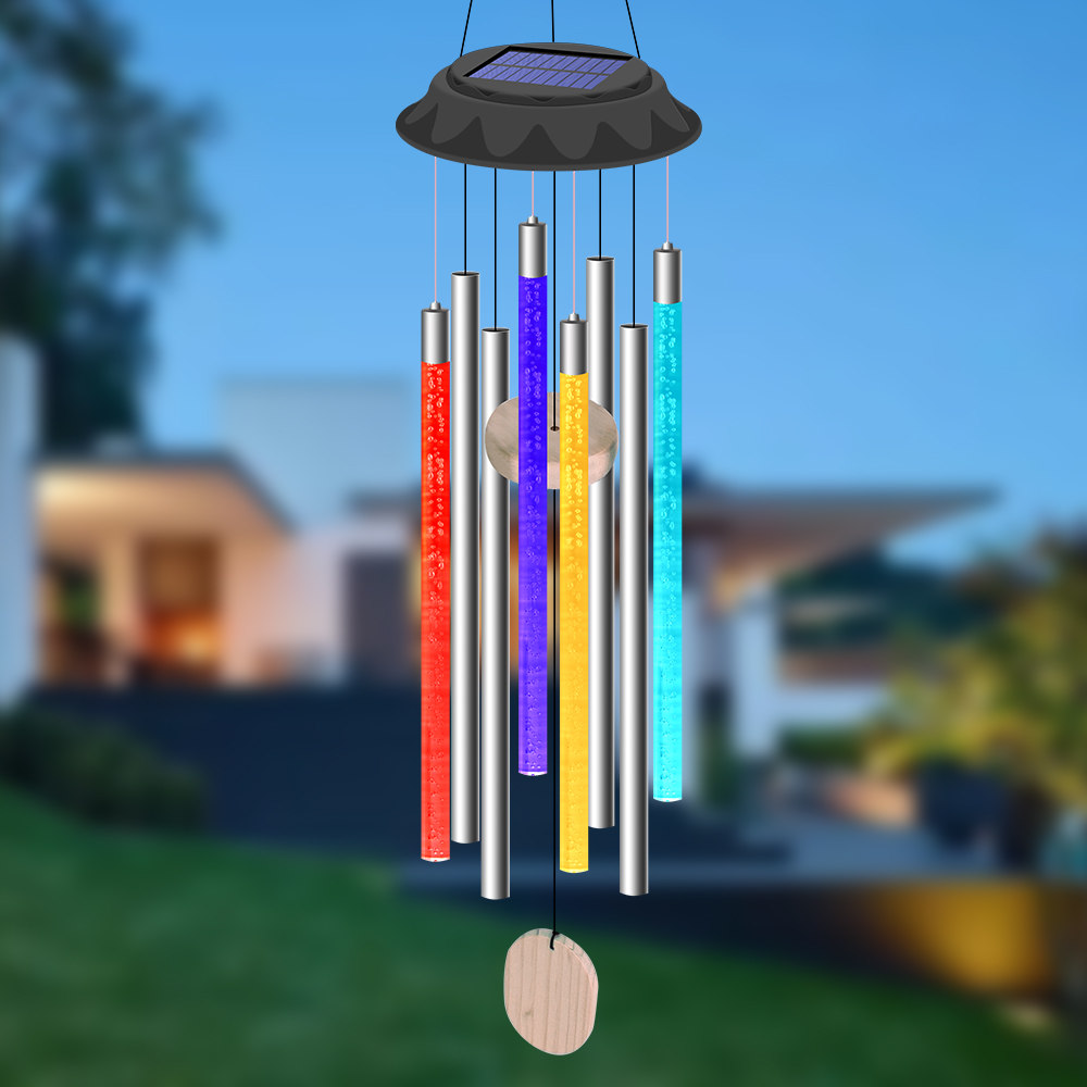Solar Led Wind Chime Light Var - Wind Chime Tubular review and price