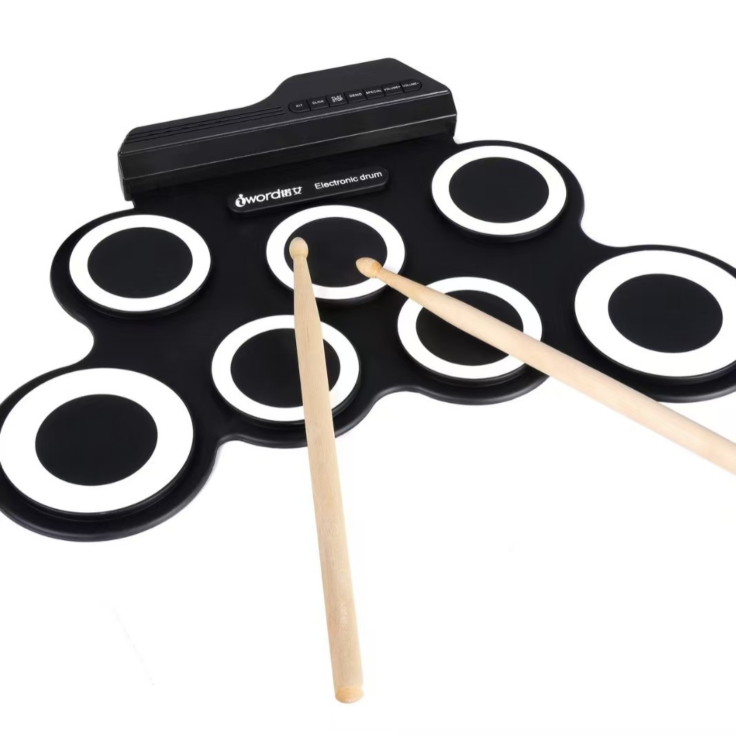 High Quality Silicon Drum Pad  - Musical Instrument Kit review and price