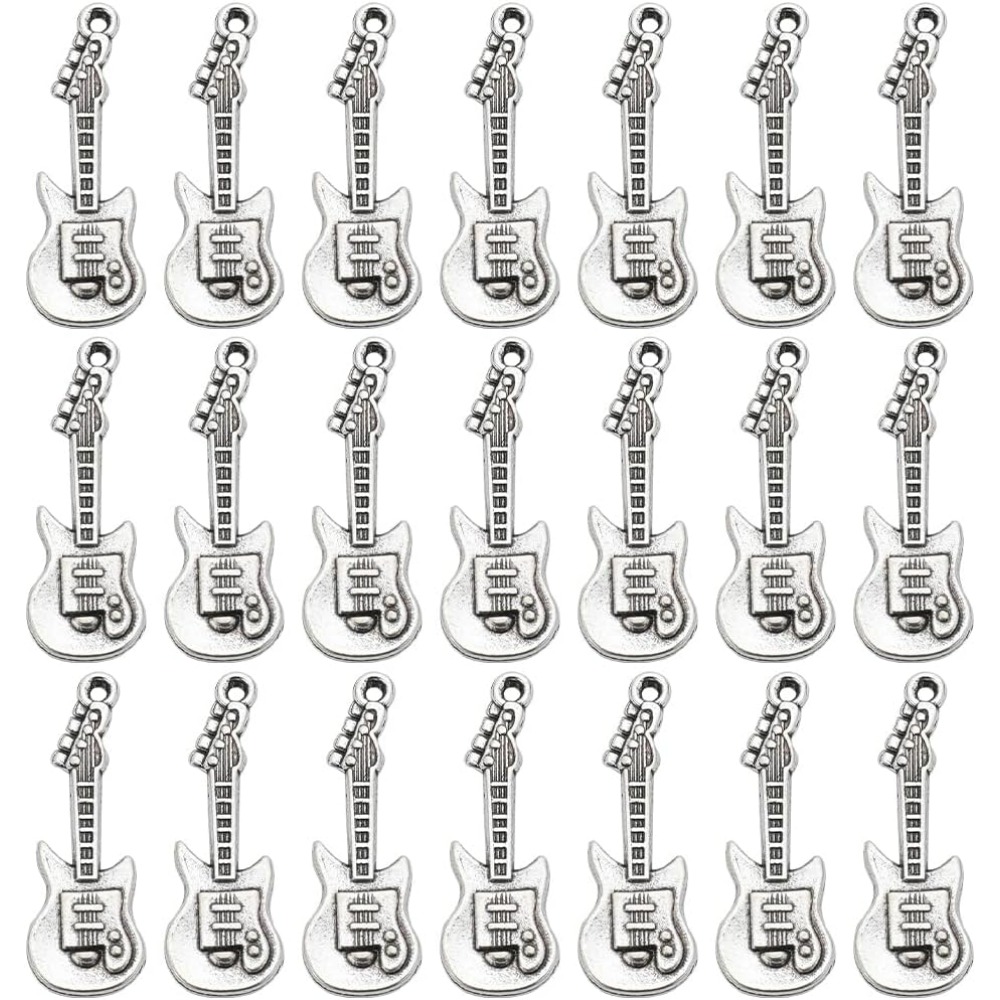 1 Box 50Pcs Vintage Guitar Cha - Musical Instrument Kit review and price