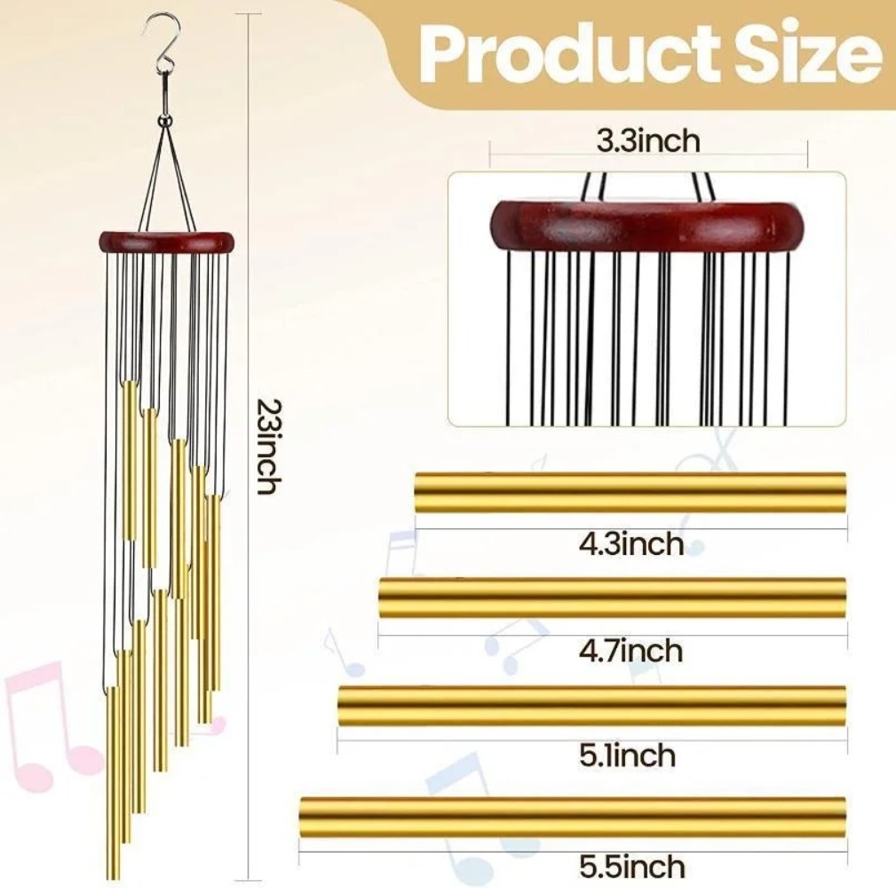 Aluminum Tube Metal Pipe Wind  - Wind Chime Tubular review and price