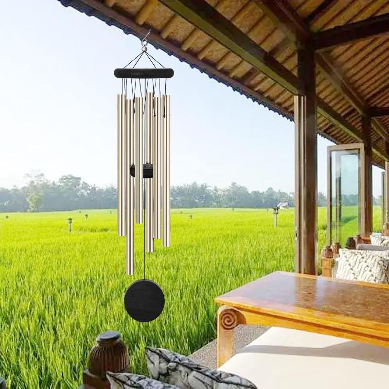 【D】Wind Chime Red Wood & Alumi - Wind Chime Tubular review and price