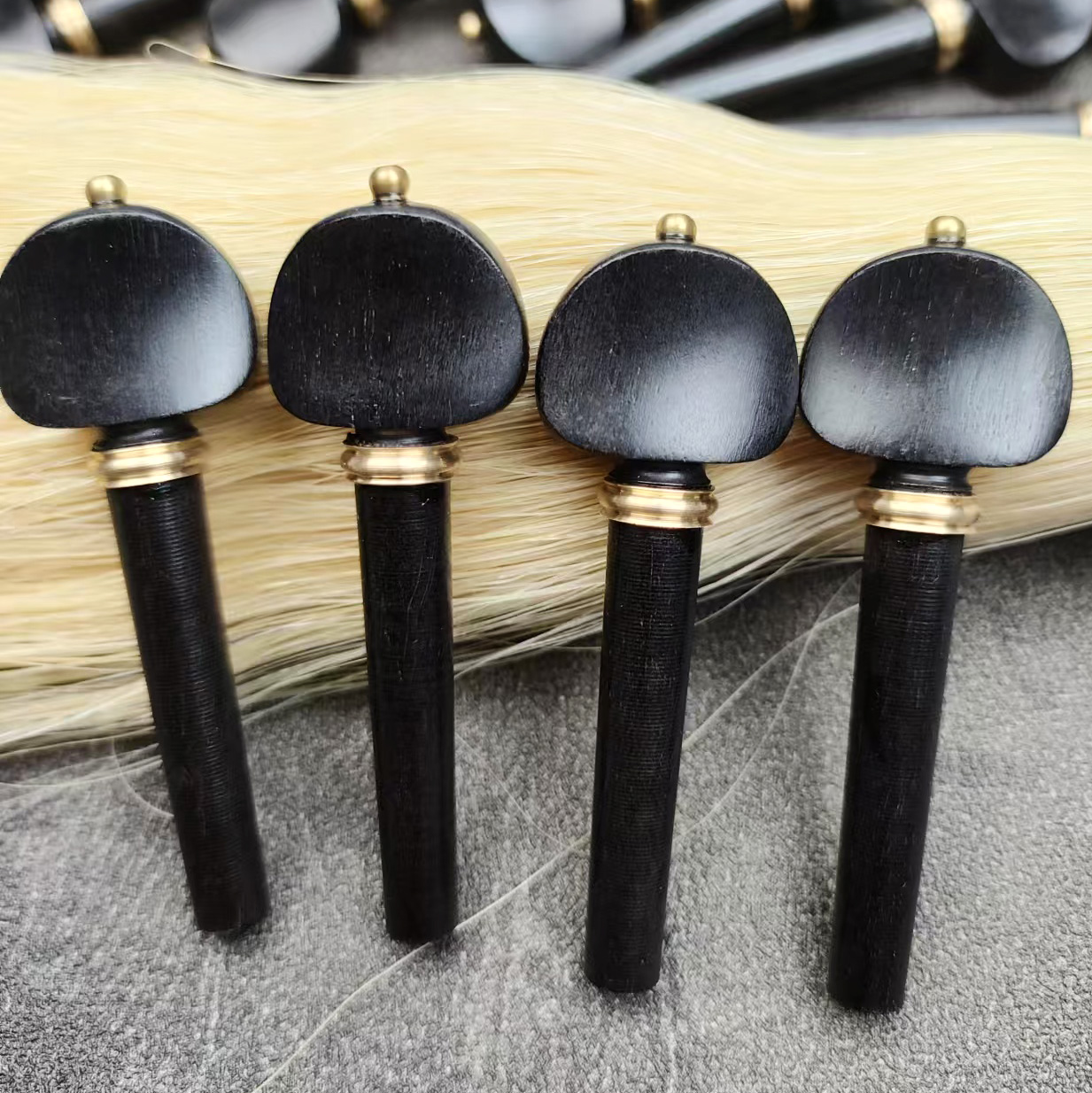 4pcs Set Violin Pegs Ebony woo - Musical Instrument Cello review and price
