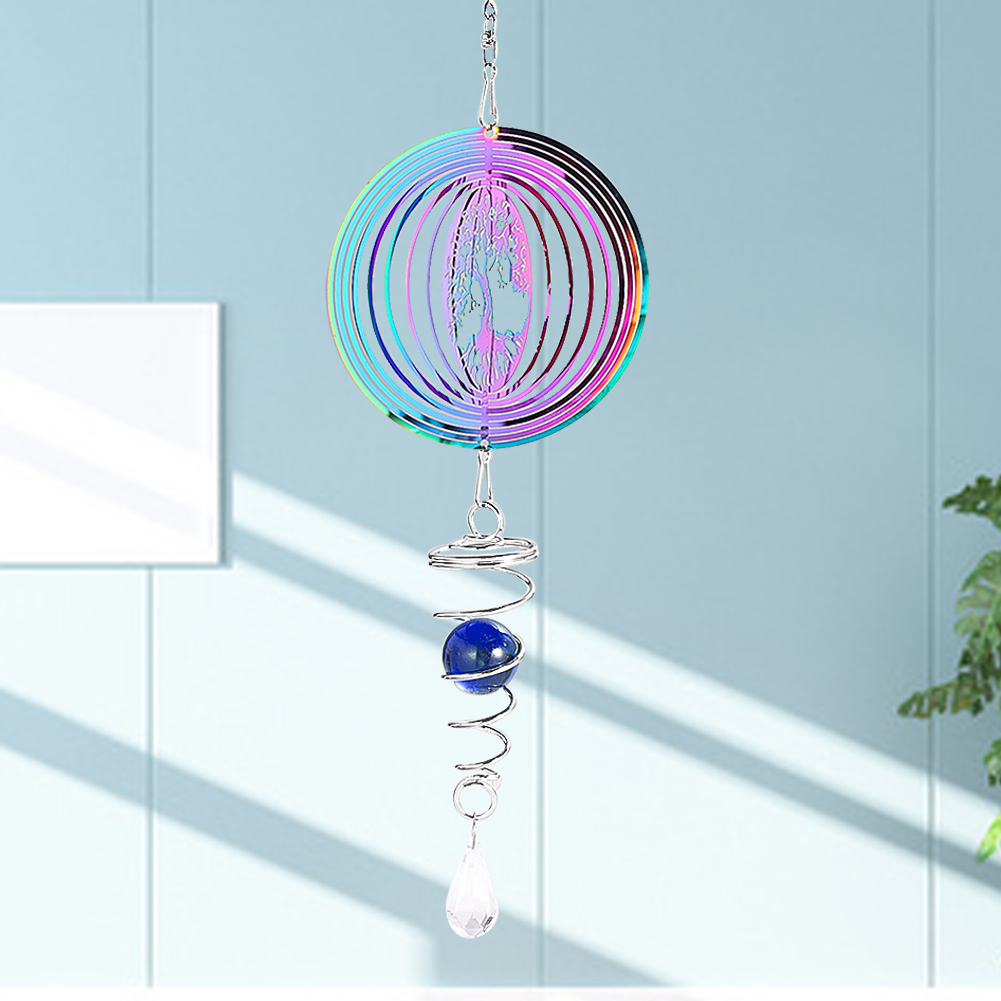 Gradient Color Wind Spinner St - Wind Chime Tubular review and price