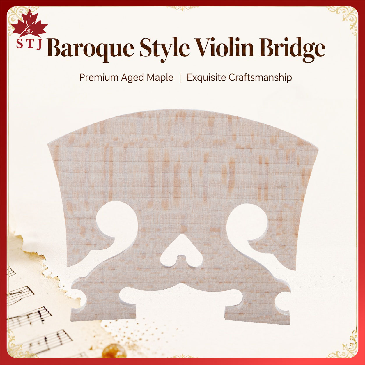4pcs Violin Bridge 4/4 Violin  - Musical Instrument Cello review and price