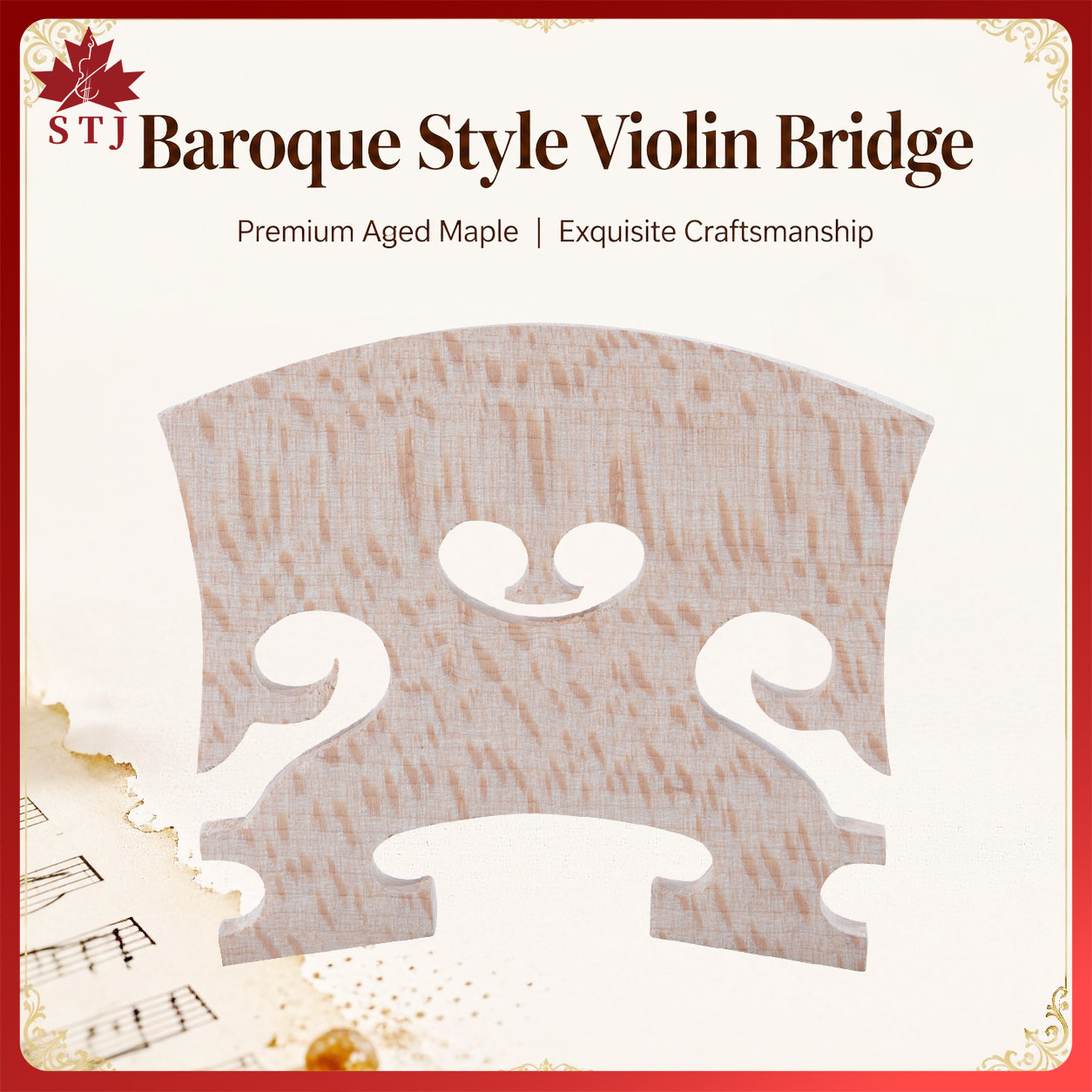 4pcs Violin Bridge 4/4 Violin  - Musical Instrument Cello review and price