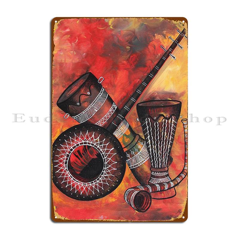 Music Instrument Metal Sign Ga - Musical Instrument Sign review and price