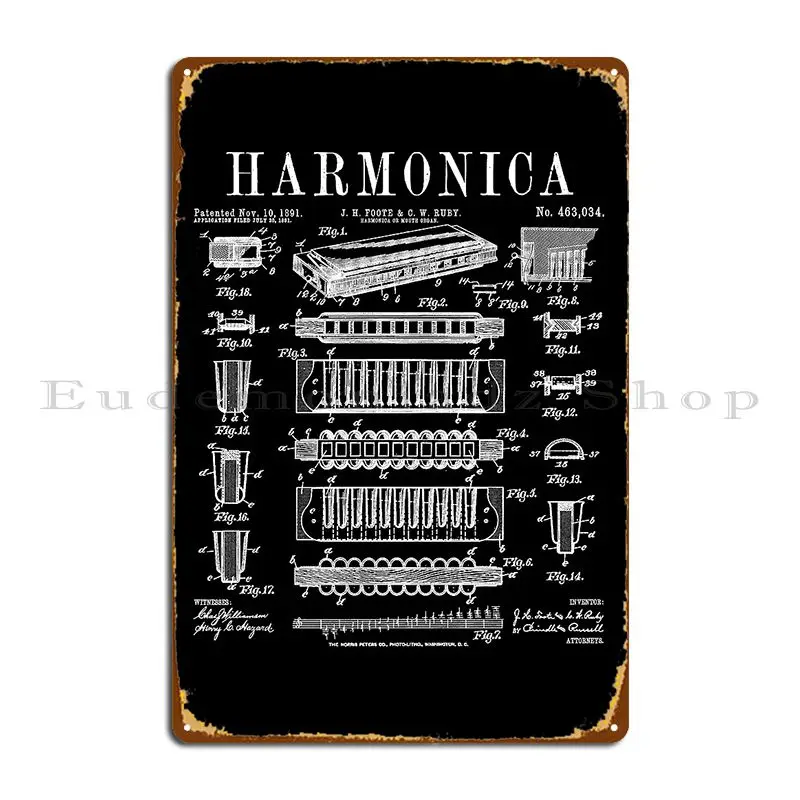 Harmonica Player Mouth Organ M - Musical Instrument Sign review and price
