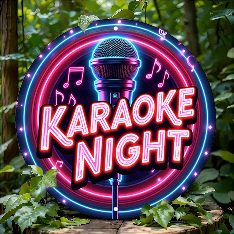2D LED Neon Sign Karaoke Night - Musical Instrument Sign review and price