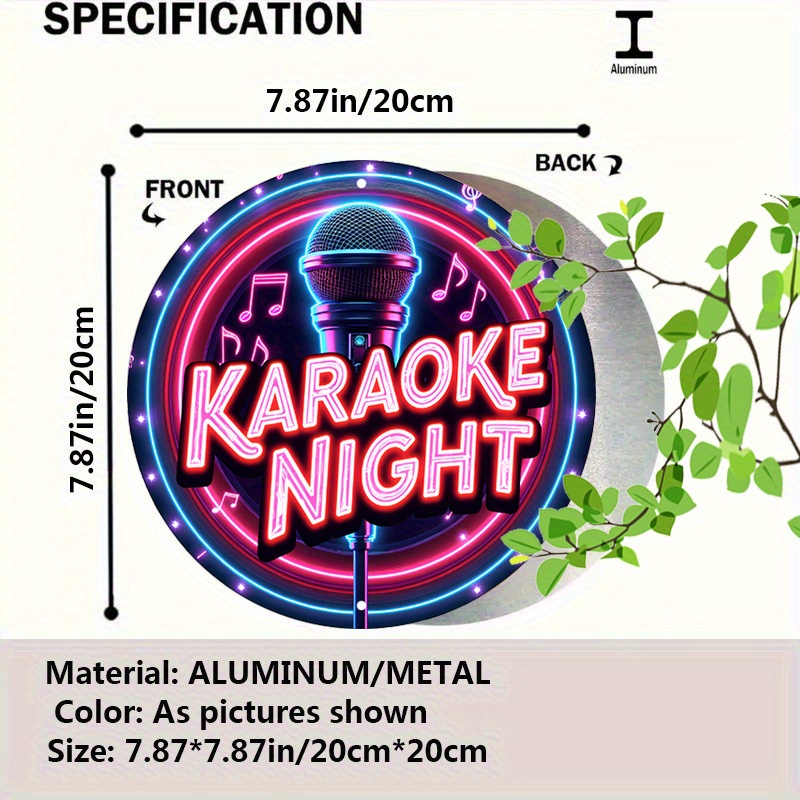 2D LED Neon Sign Karaoke Night - Musical Instrument Sign review and price