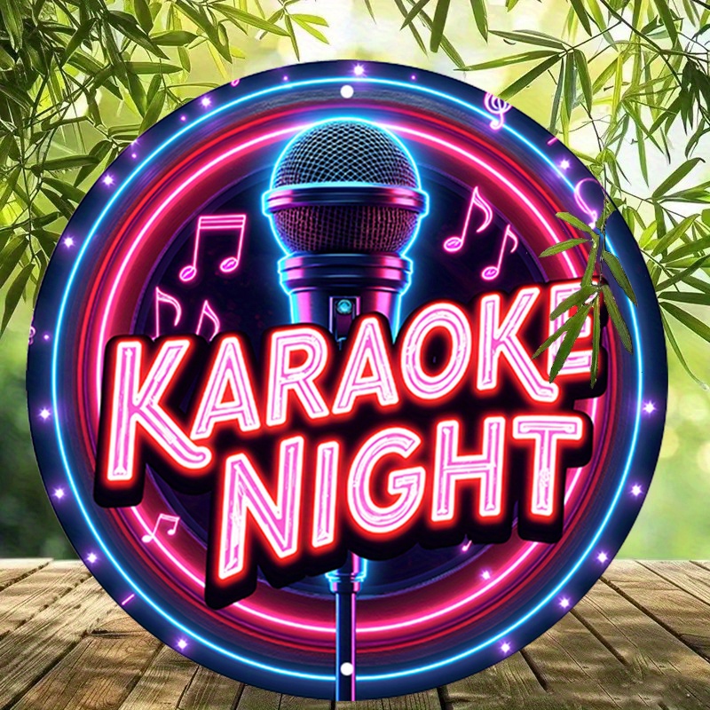 2D LED Neon Sign Karaoke Night - Musical Instrument Sign review and price