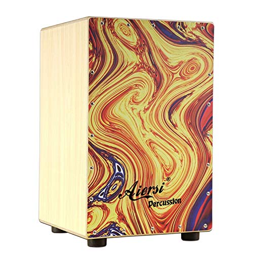 Colour Wood Hand Cajon Box Dru - Musical Instrument Kit review and price